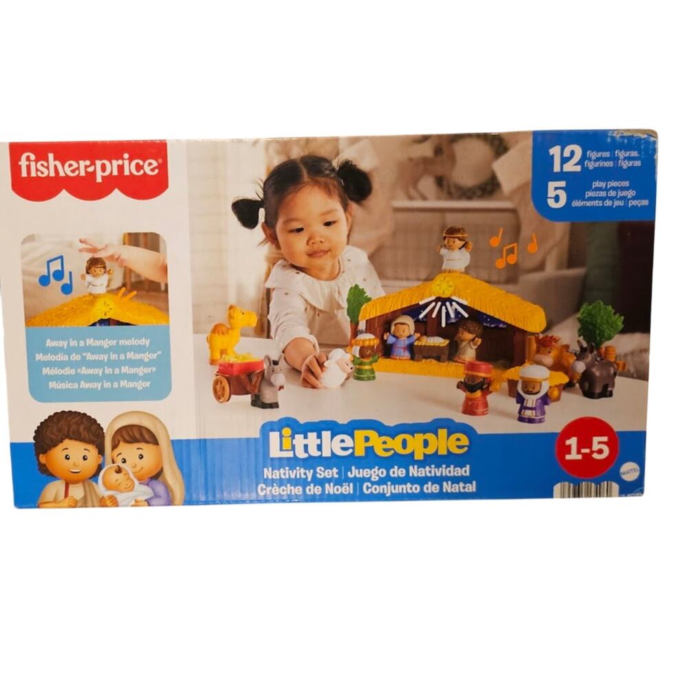 NEW Fisher-Price Little People Toddler Toy Nativity Set with Music Lights NWT